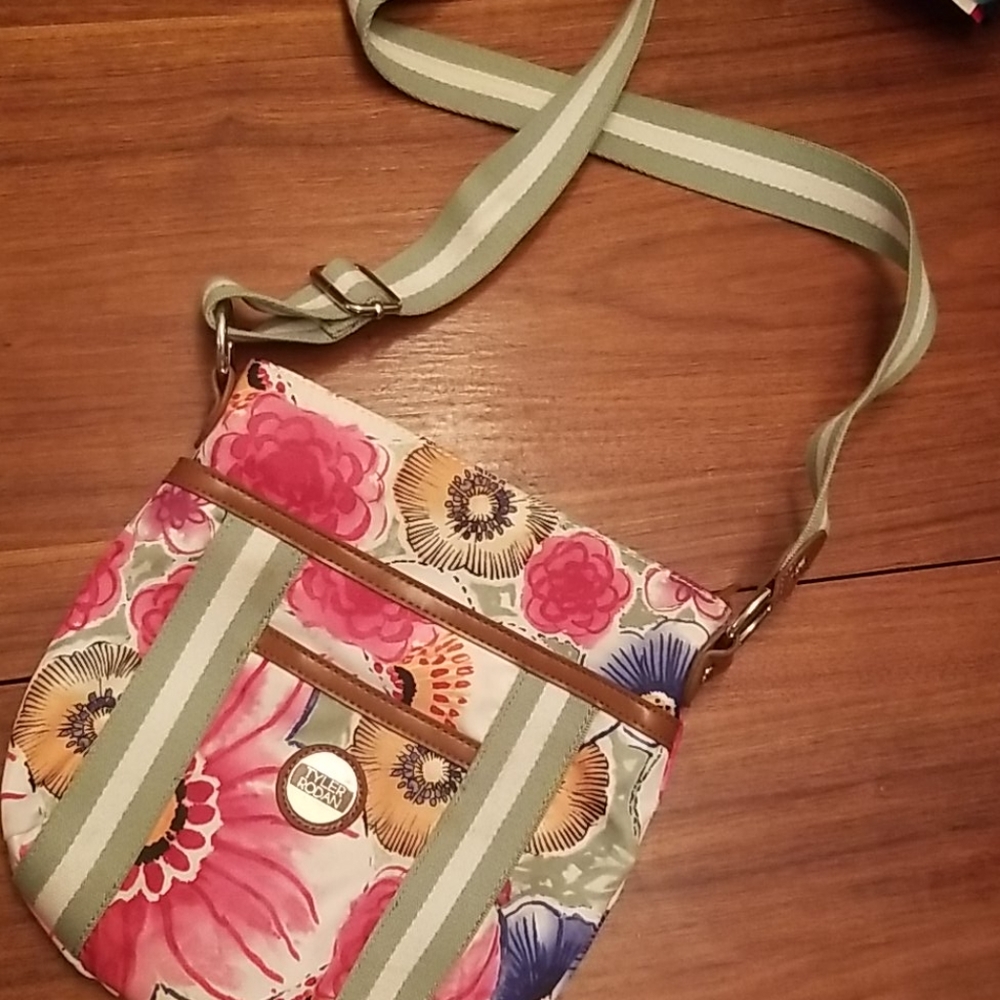 Tyler Rodan fabric and canvas crossbody!